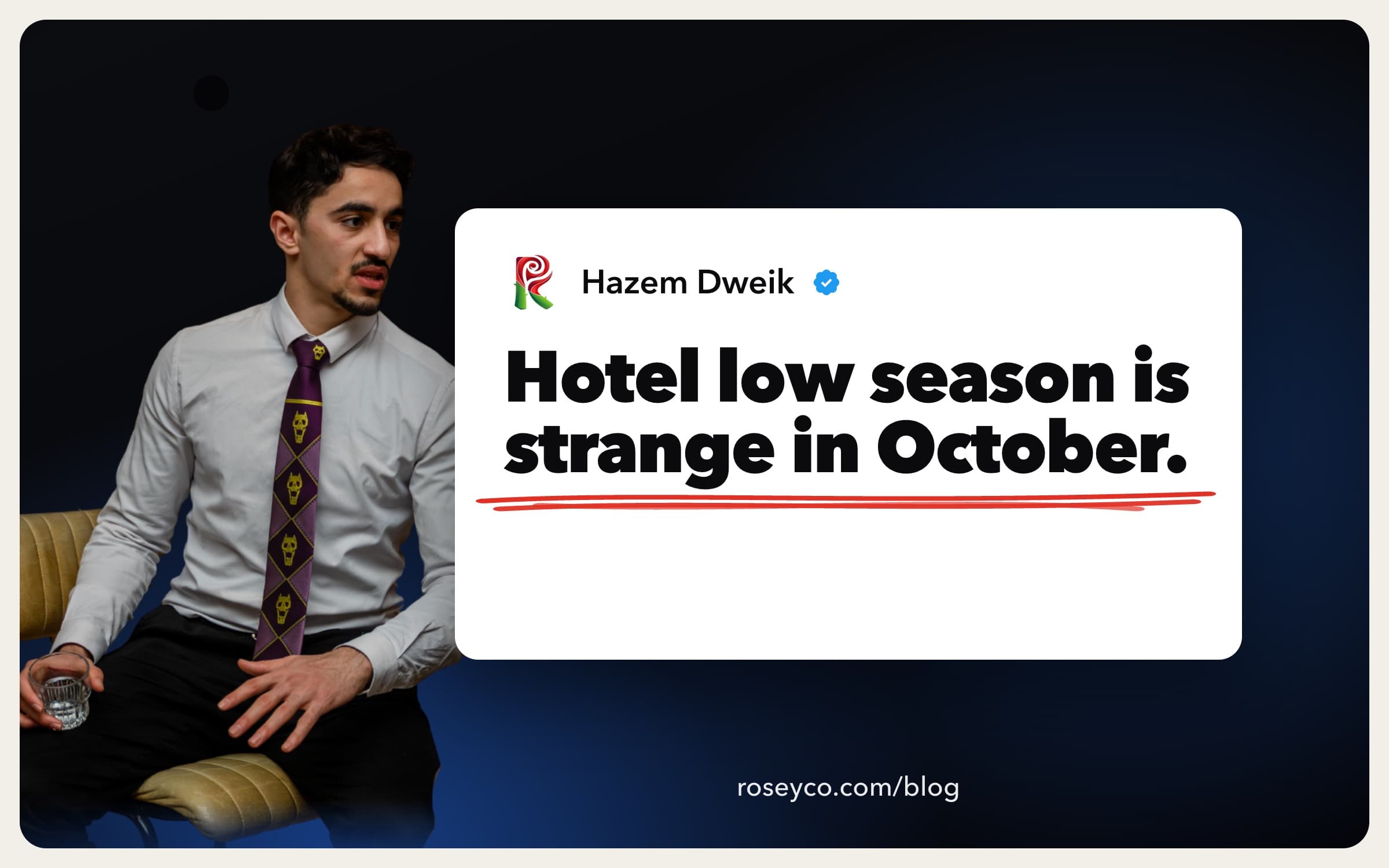 Hotel low season is strange in October